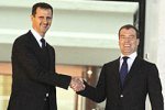 Медведева встретили в Сирии фальшивым гимном России