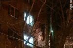 В Новосибирске обрушилась стена общежития