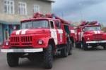 Пожар в 32 военном городке Екатеринбурга