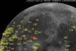Ночью с поверхностью Луны столкнулся крупный метеорит