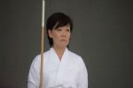 Акиэ Абэ поделилась навыками нагинатадзюцу