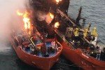 Пожар в Черном море