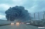 В Красноярске локализован пожар на территории завода «КрасМаш»